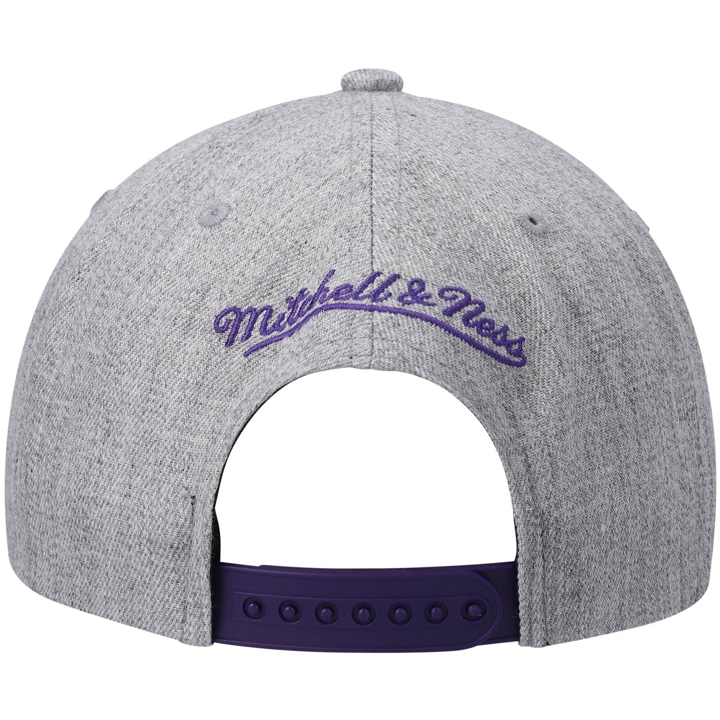 Mitchell & Ness Men's NBA Team Heather 2.0 Snapback Lakers Snapback Caps