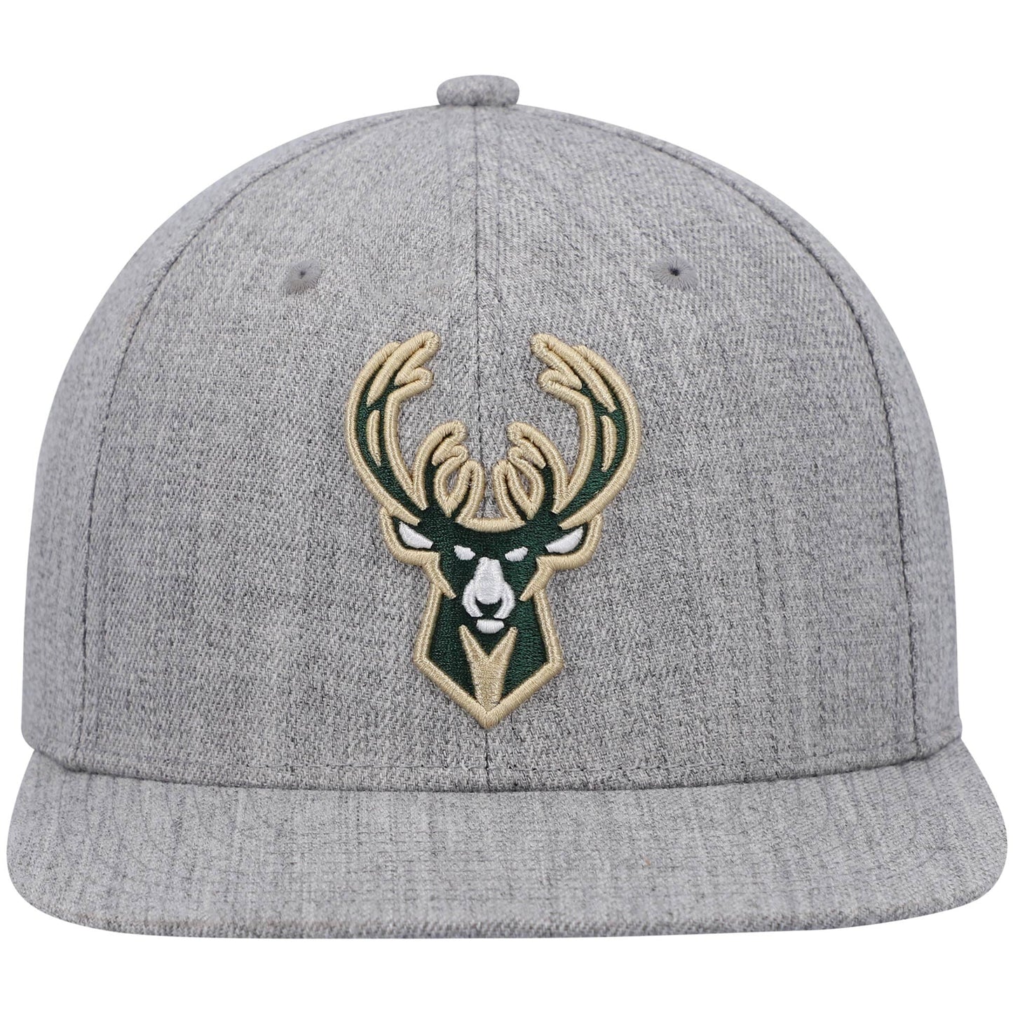 Mitchell & Ness Men's NBA Team Heather 2.0 Snapback Bucks Heather