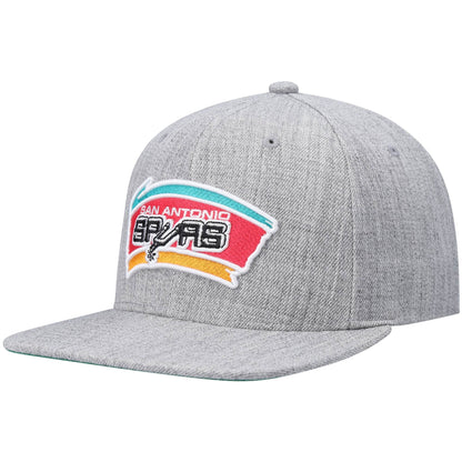 Mitchell & Ness Men's NBA Team Heather 2.0 Snapback Hwc Spurs Snapback Caps