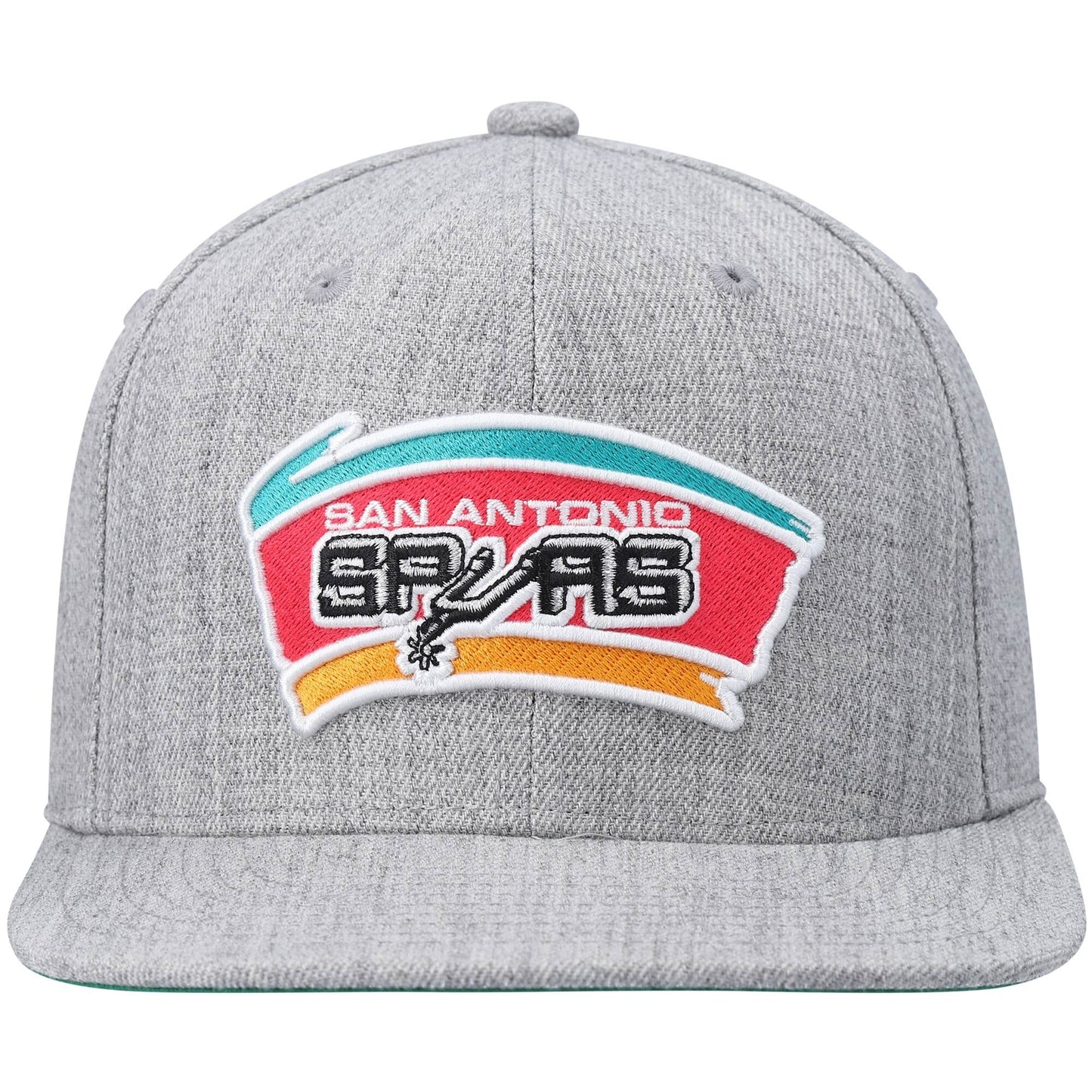 Mitchell & Ness Men's NBA Team Heather 2.0 Snapback Hwc Spurs Snapback Caps