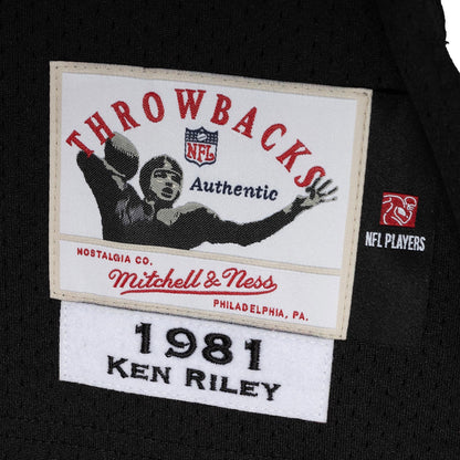 Mitchell & Ness Men's NFL Dark Jersey Bengals 1981 Ken Riley Jerseys