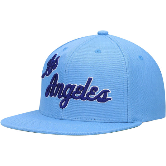 Mitchell & Ness Men's NBA Xl Wordmark Snapback Hwc Lakers Snapback Caps
