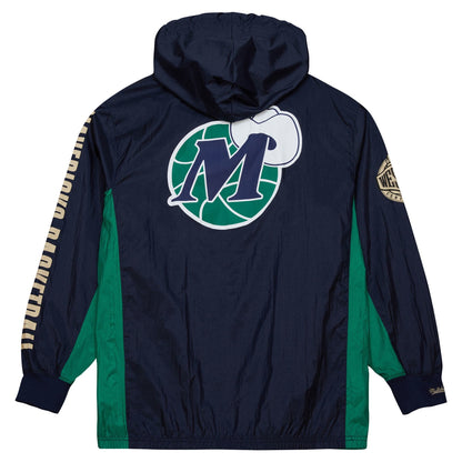 Mitchell & Ness Men's NBA Team Og 2.0 Anorak Windbreaker Vintage Logo Mavericks Windbreakers