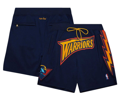 Mitchell & Ness Men's NBA Just Don 7In Shorts Warriors