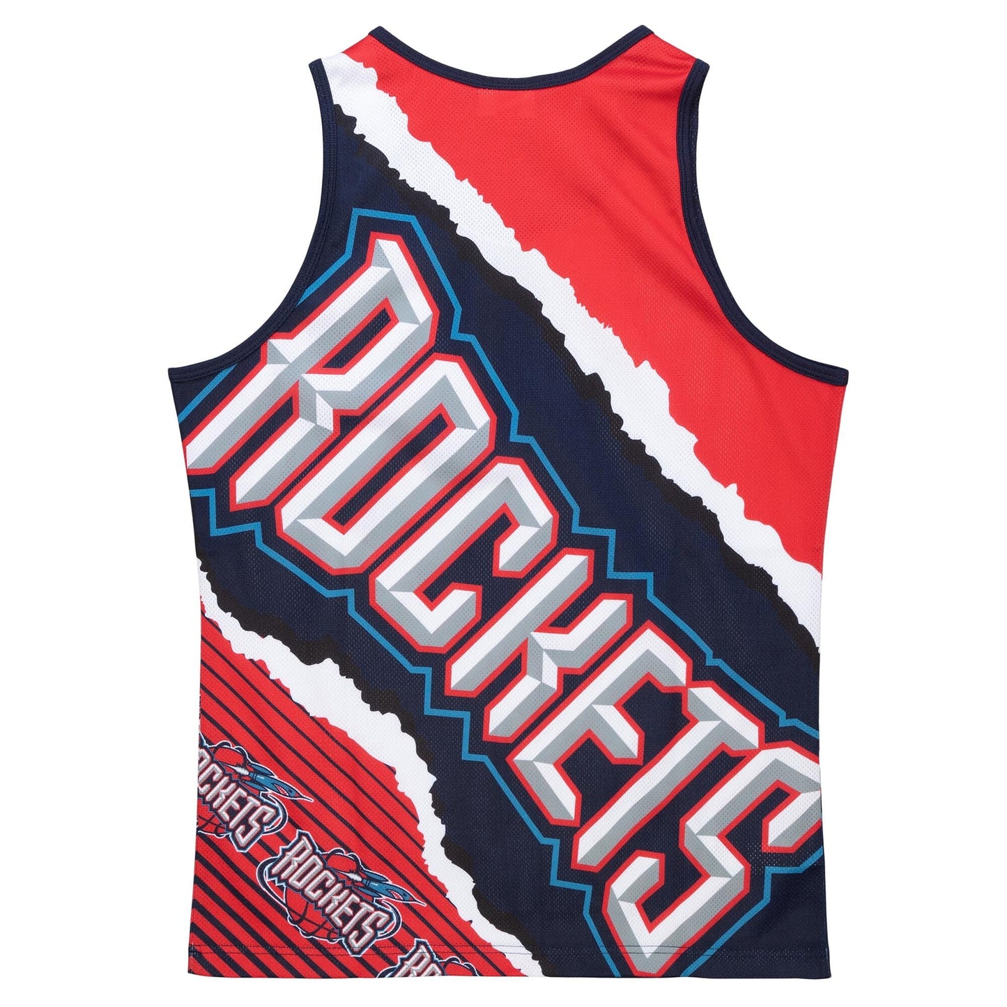 Men's Mitchell & Ness Jumbotron 2.0 Sublimated Tank Rockets