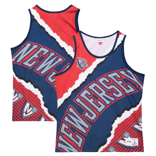 Men's Mitchell & Ness Jumbotron 2.0 Sublimated Tank Nets