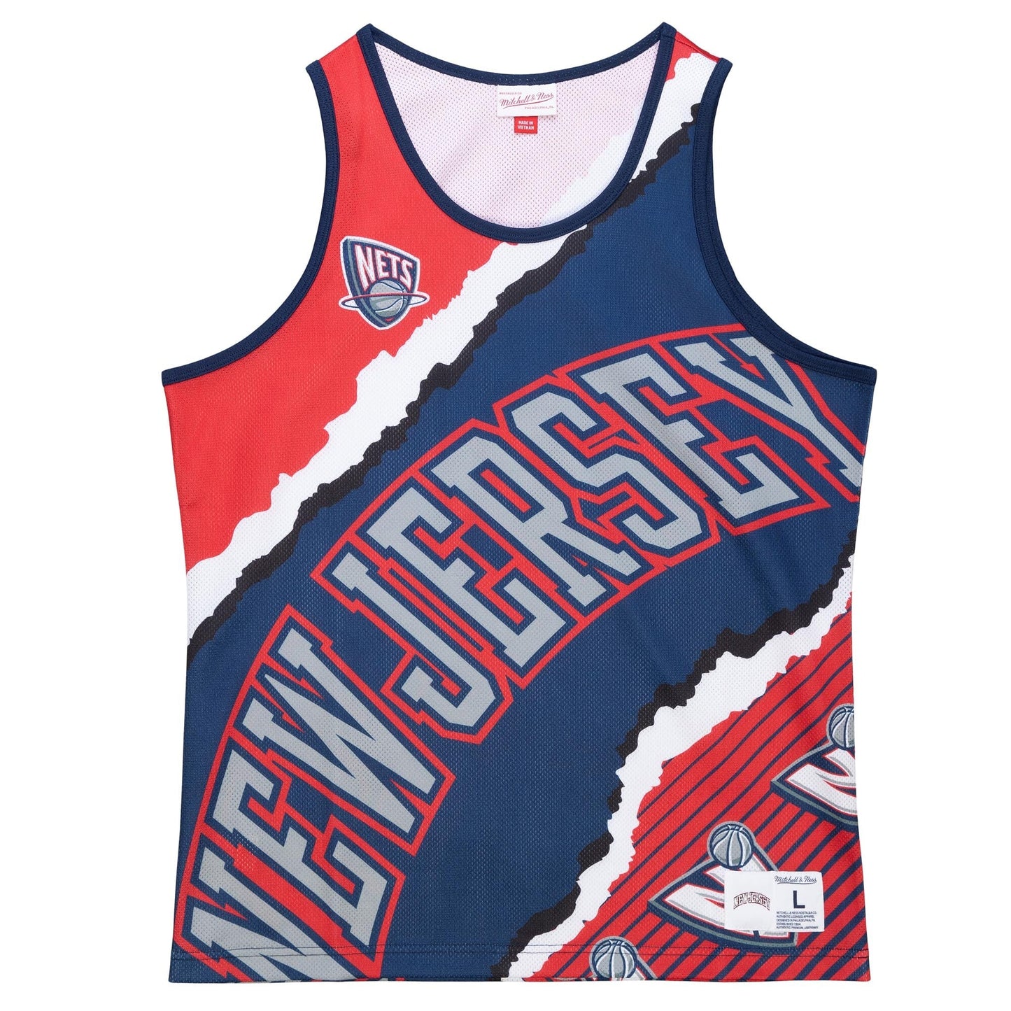 Men's Mitchell & Ness Jumbotron 2.0 Sublimated Tank Nets