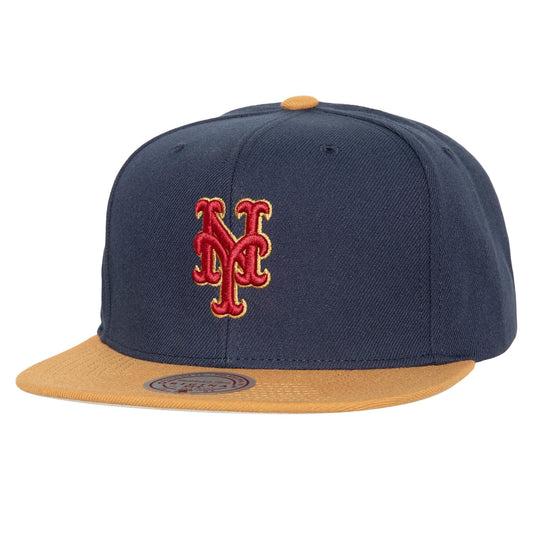 Men's Mitchell & Ness MLB Work It Snapback Mets
