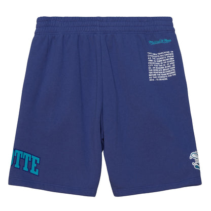 Mitchell & Ness Men's NBA Team Origins Fleece Shorts Hornets