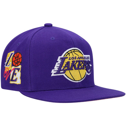 Mitchell & Ness Men's NBA La Lakers All Love Snapback Snapback Caps