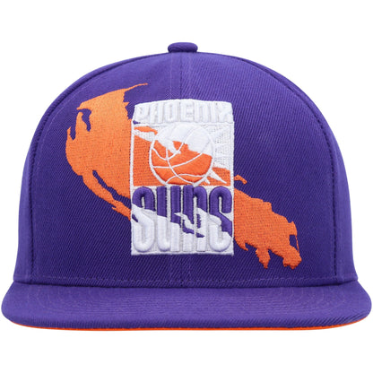 Mitchell & Ness Men's NBA Paint By Number Snapback Hwc Suns Snapback Caps