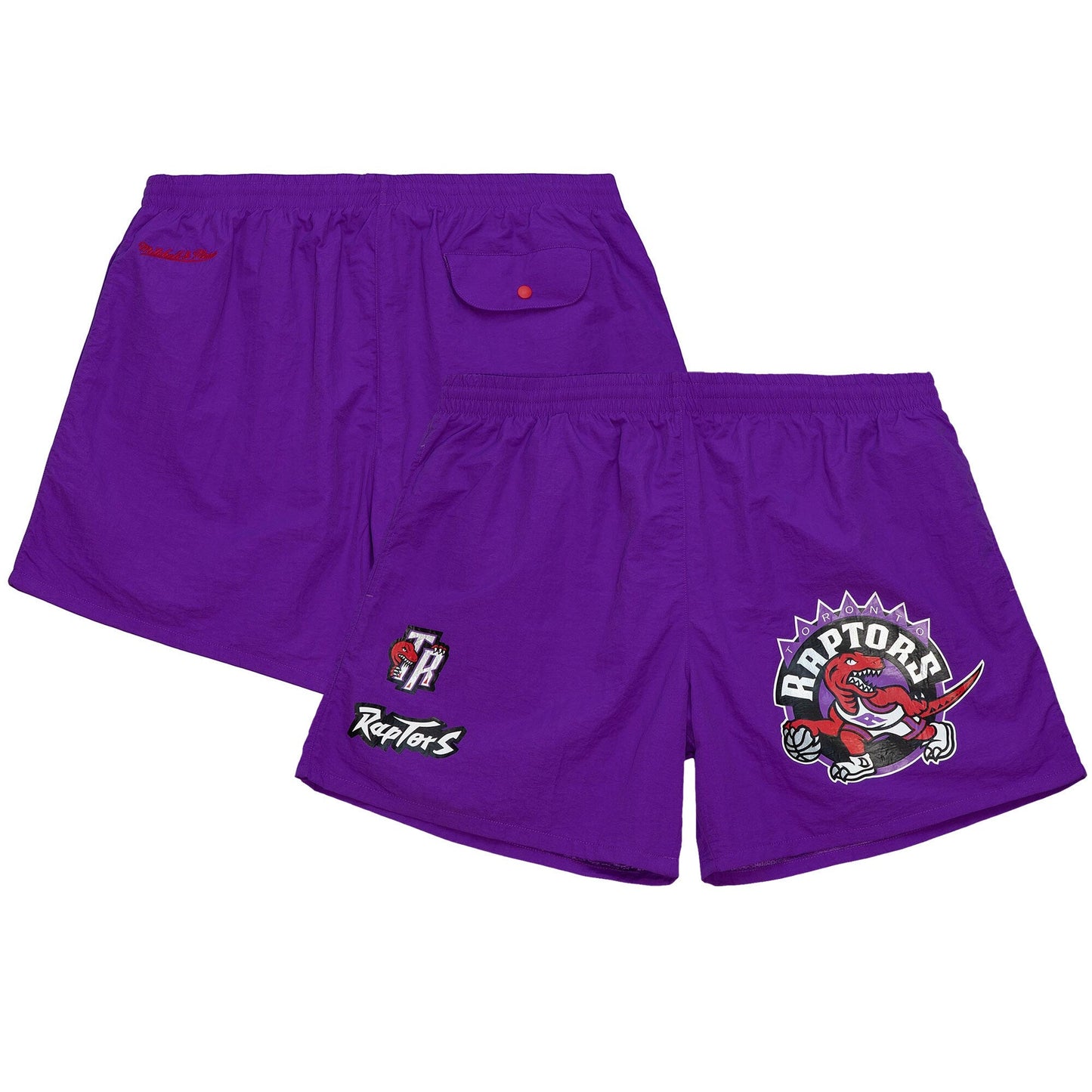 Mitchell & Ness Men's NBA Woven Shorts Raptors