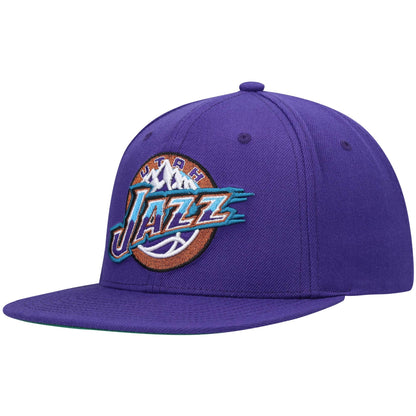 Mitchell & Ness Men's NBA Team Ground 2 Snapback Hwc Jazz Snapback Caps