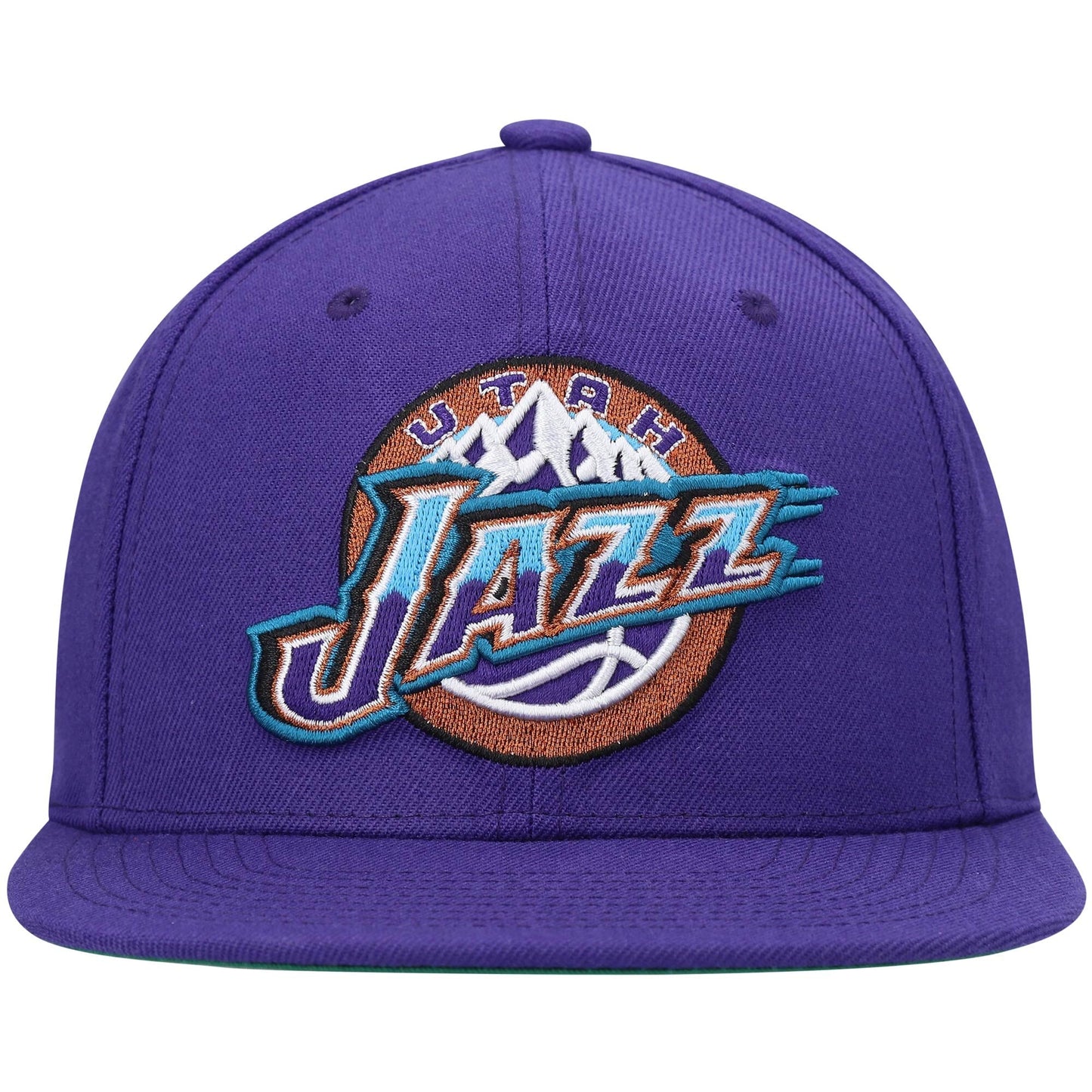 Men's Mitchell & Ness NBA Team Ground 2 Snapback Hwc Jazz