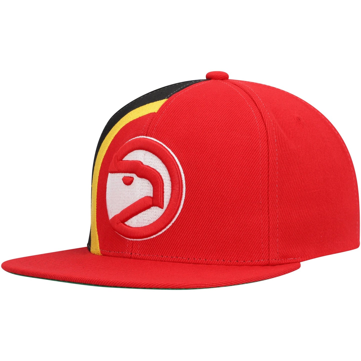 Men's Mitchell & Ness NBA Retroline Snapback Hwc Hawks - Red