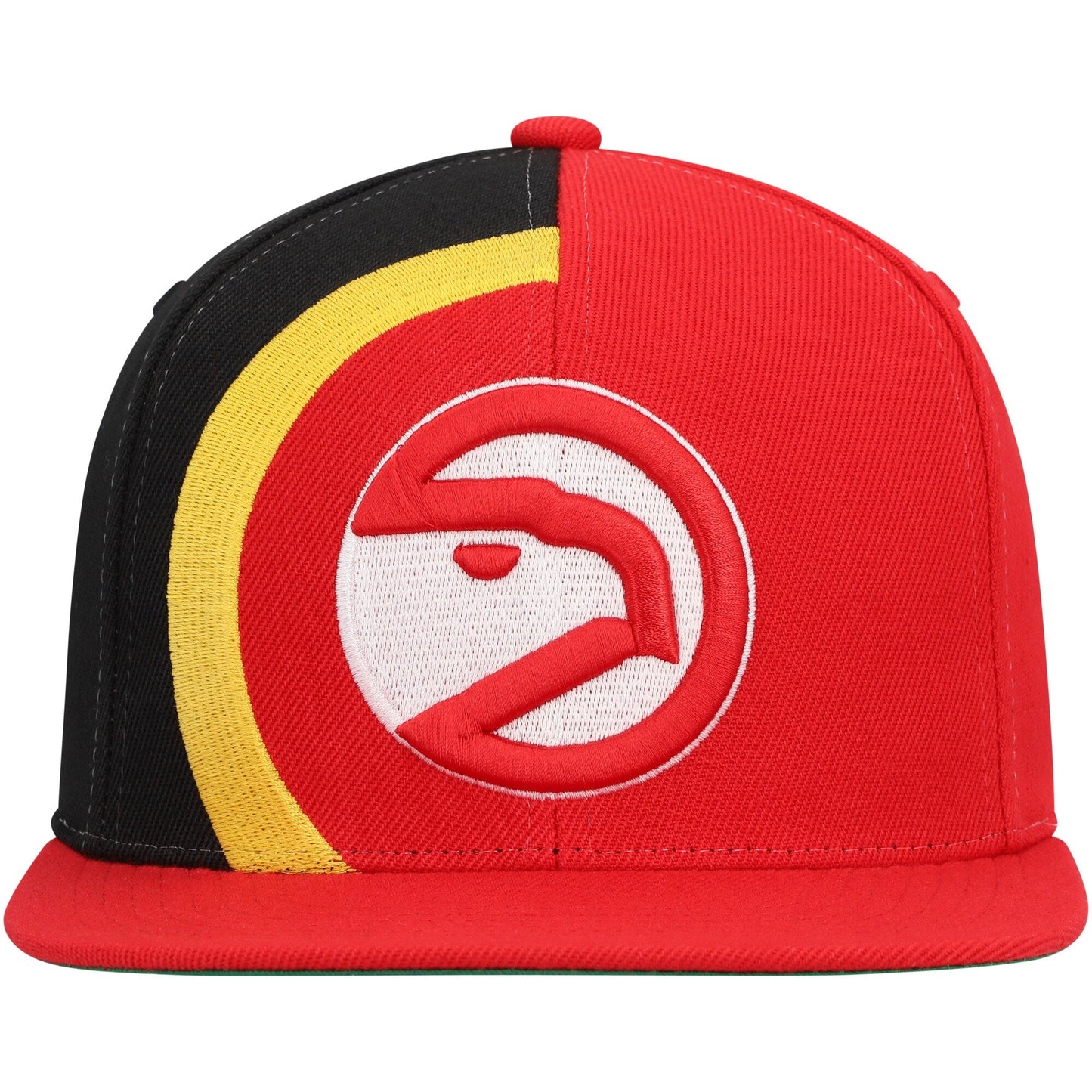 Men's Mitchell & Ness NBA Retroline Snapback Hwc Hawks - Red