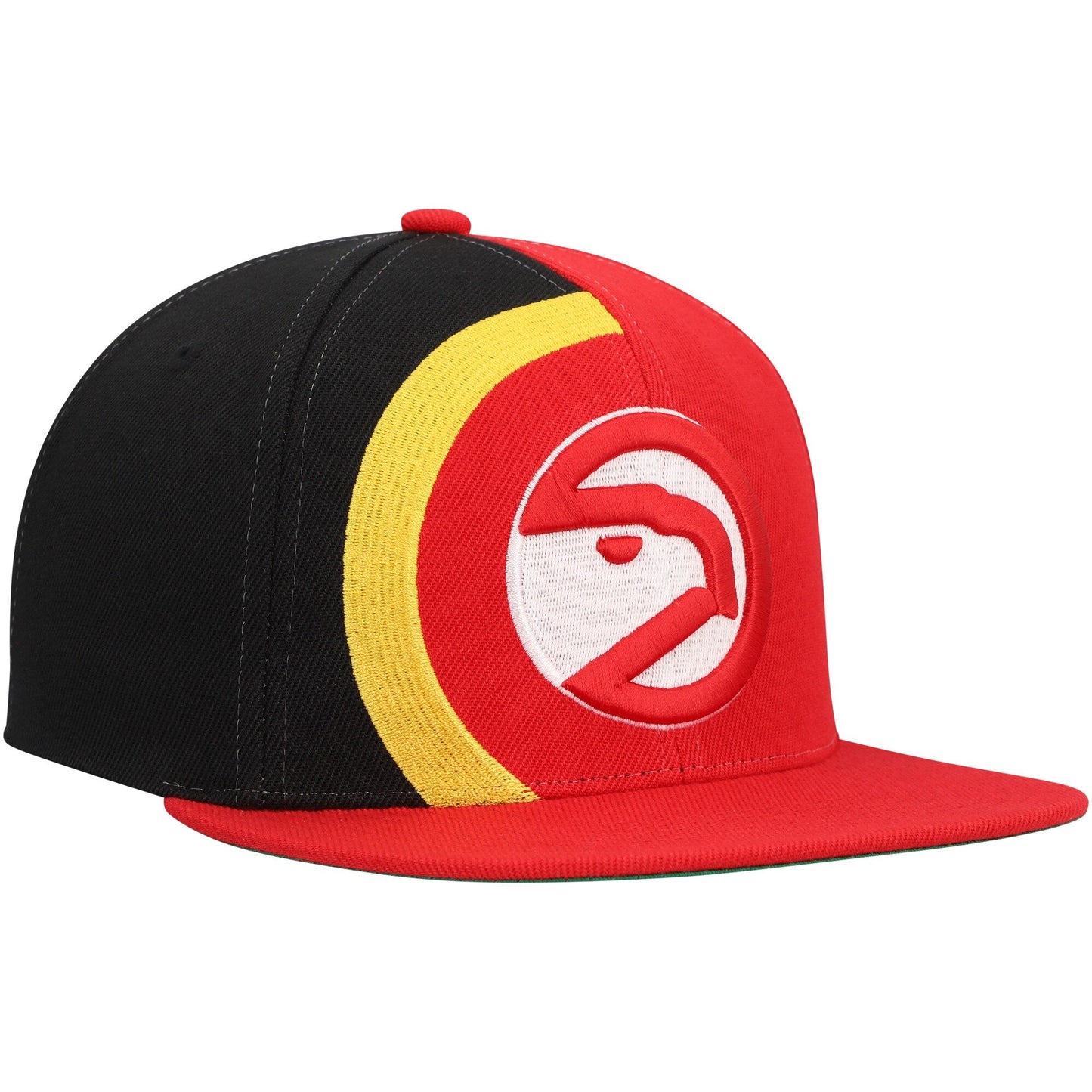 Men's Mitchell & Ness NBA Retroline Snapback Hwc Hawks - Red