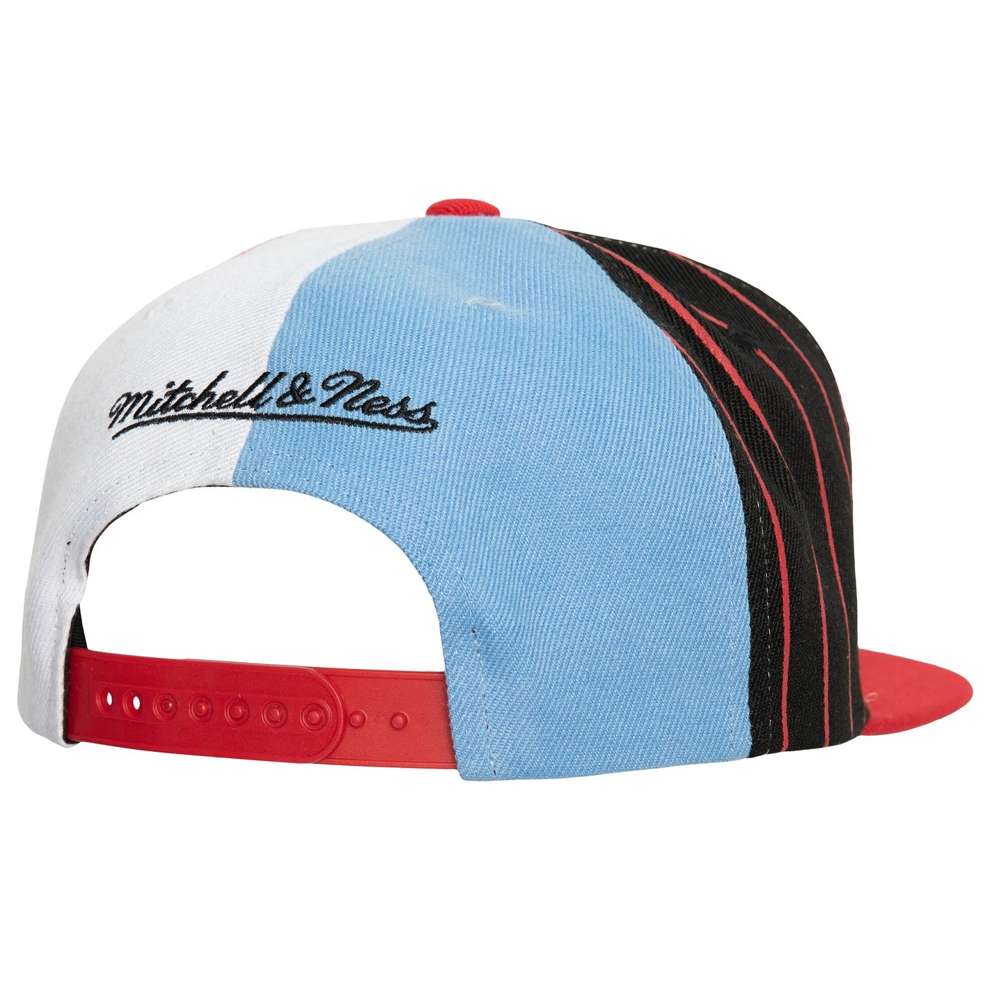 Men's Mitchell & Ness NBA What The Pinstripe Bulls - Red