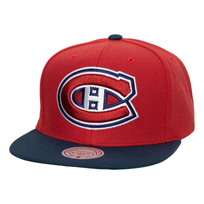 Mitchell & Ness Men's NHL Team 2 Tone 2.0 Snapback Canadiens Snapback Caps