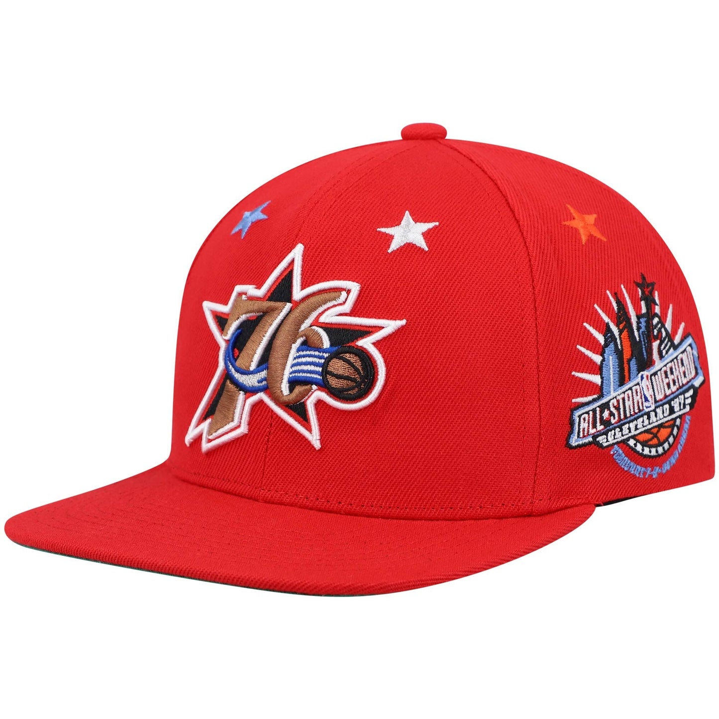 Mitchell & Ness Men's NBA 1997 Top Star Snapback Hwc 76Ers Snapback Caps