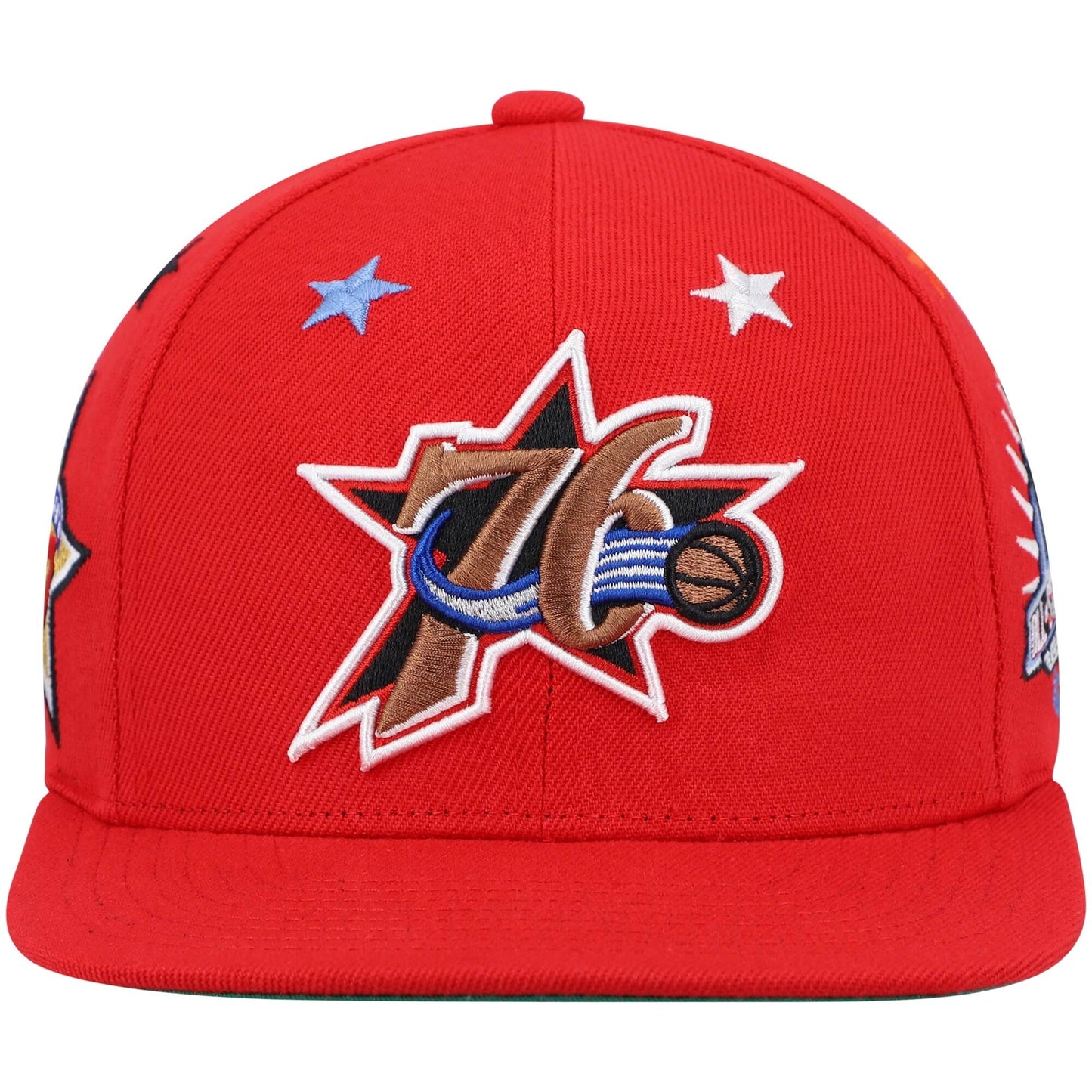 Men's Mitchell & Ness NBA 1997 Top Star Snapback Hwc 76Ers - Red