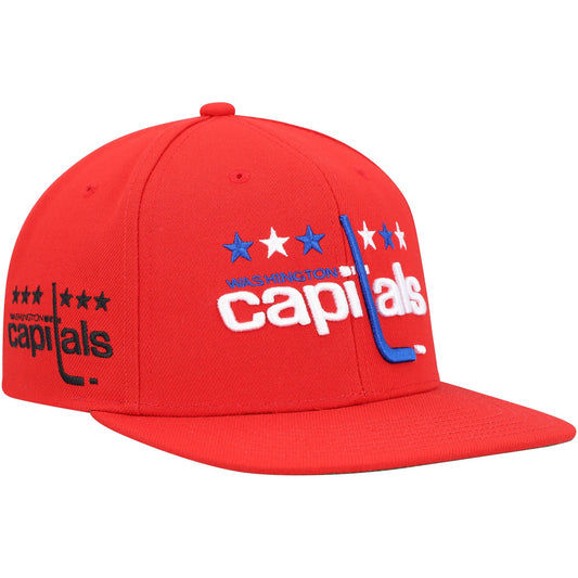 Mitchell & Ness Men's NHL Alternate Flip Snapback Capitals Snapback Caps