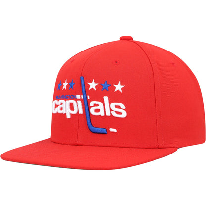 Mitchell & Ness Men's NHL Alternate Flip Snapback Capitals Snapback Caps