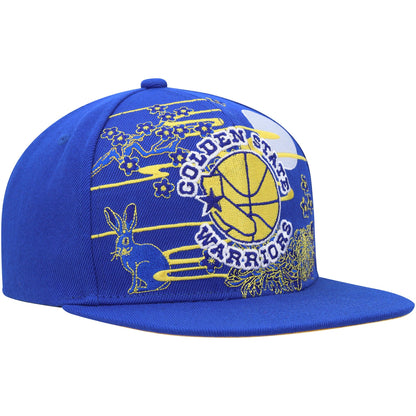 Mitchell & Ness Men's NBA Ah Snapback Hwc Warriors Snapback Caps