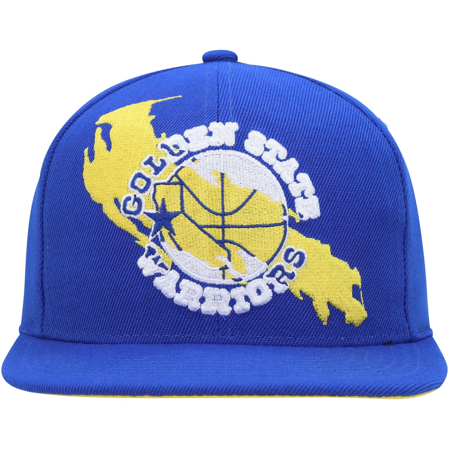 Men's Mitchell & Ness NBA Paint By Number Snapback Hwc Warriors - Blue