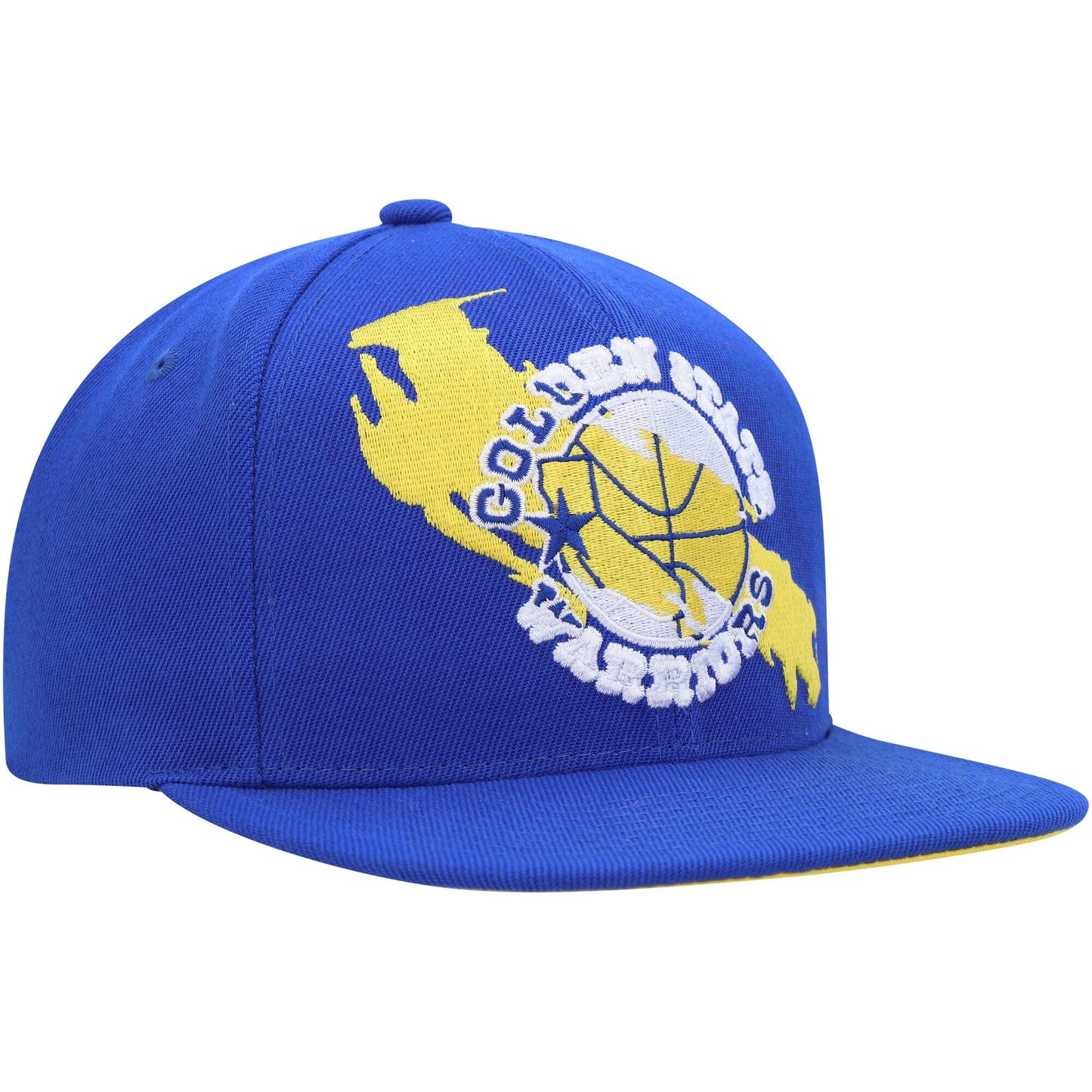 Men's Mitchell & Ness NBA Paint By Number Snapback Hwc Warriors - Blue