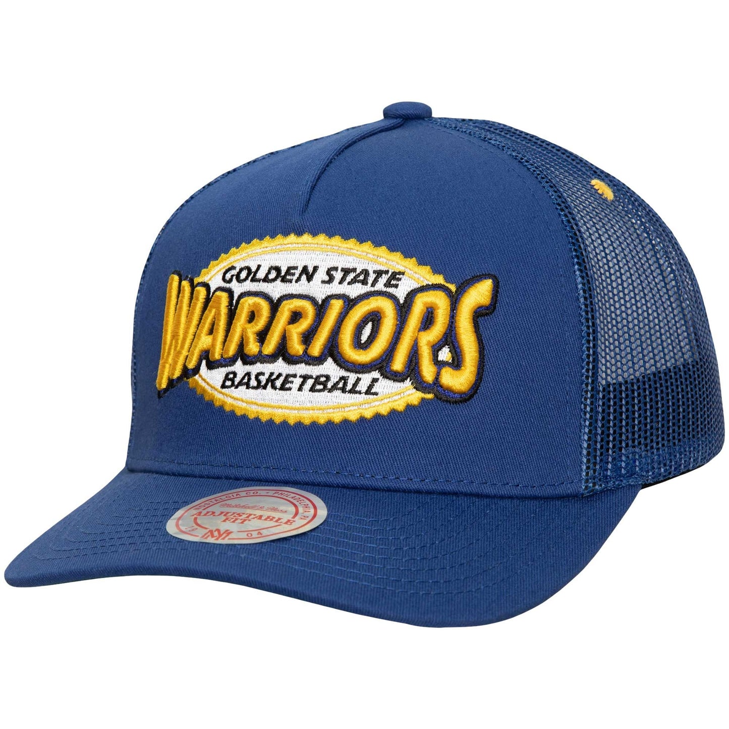 Men's Mitchell & Ness NBA Team Seal Trucker Hwc Warriors