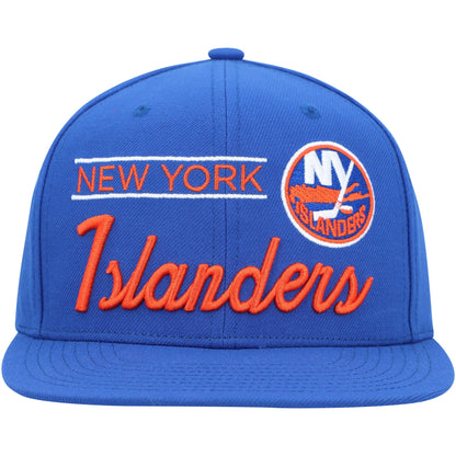 Mitchell & Ness Men's NHL Retro Lock Up Snapback Islanders Snapback Caps