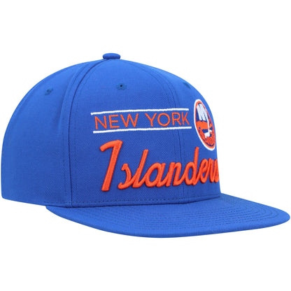 Mitchell & Ness Men's NHL Retro Lock Up Snapback Islanders Snapback Caps