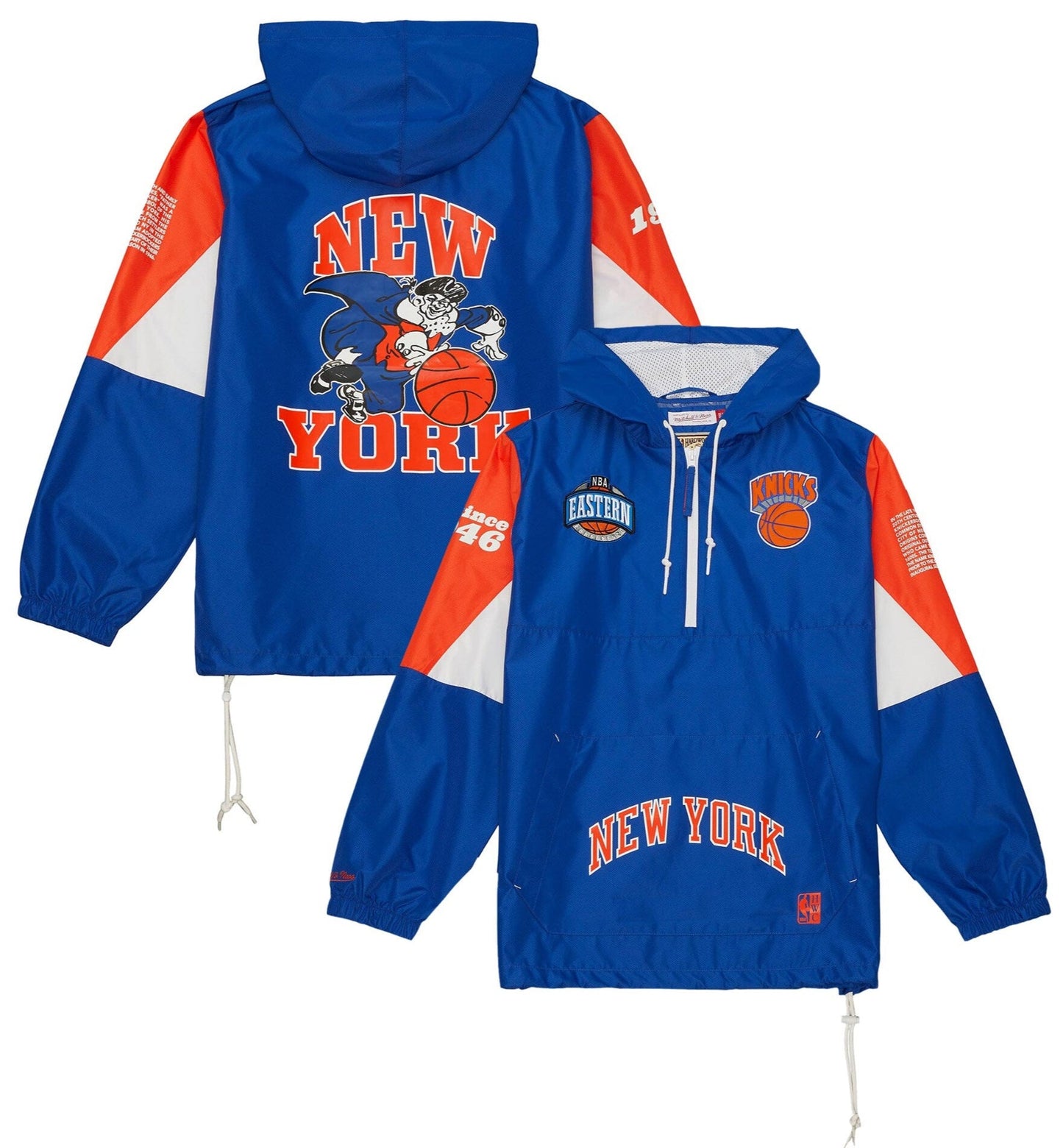 Mitchell & Ness Men's NBA Team Origins Pullover Anorak Knicks