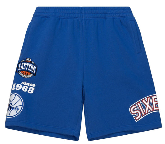 Mitchell & Ness Men's NBA Team Origins Fleece Shorts 76Ers