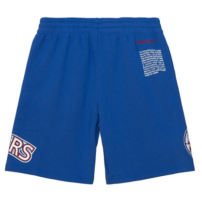 Mitchell & Ness Men's NBA Team Origins Fleece Shorts 76Ers