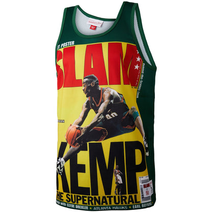 Mitchell & Ness Men's Slam Sublimated Tank Supersonics Shawn Kemp Tank Tops