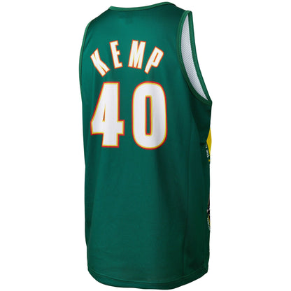 Mitchell & Ness Men's Slam Sublimated Tank Supersonics Shawn Kemp Tank Tops