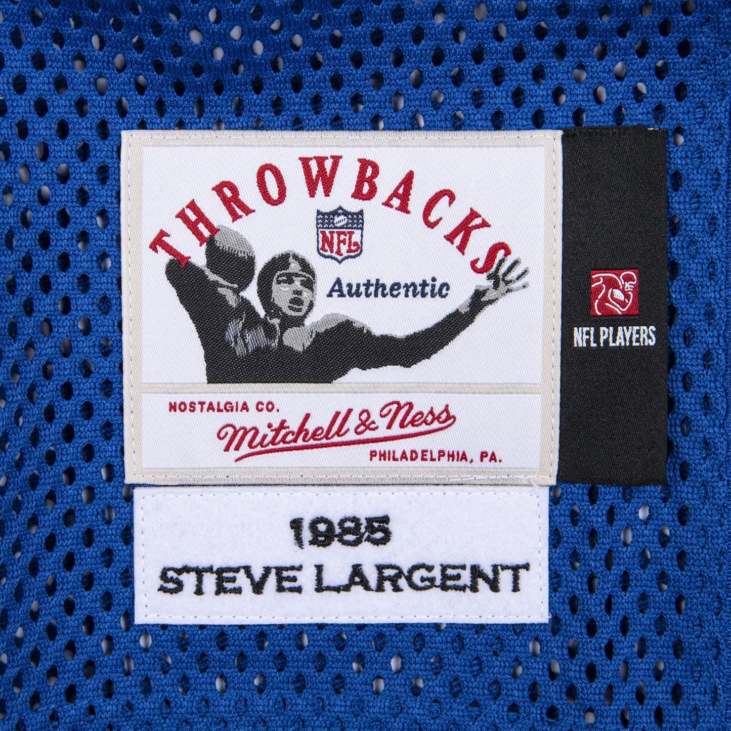 Men's Mitchell & Ness NFL Authentic Jersey Seahawks 1985 Steve Largent