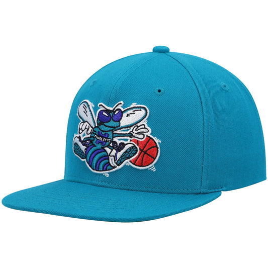 Mitchell & Ness Men's NBA Team Ground 2.0 Fitted Hwc Hornets Fitted Caps