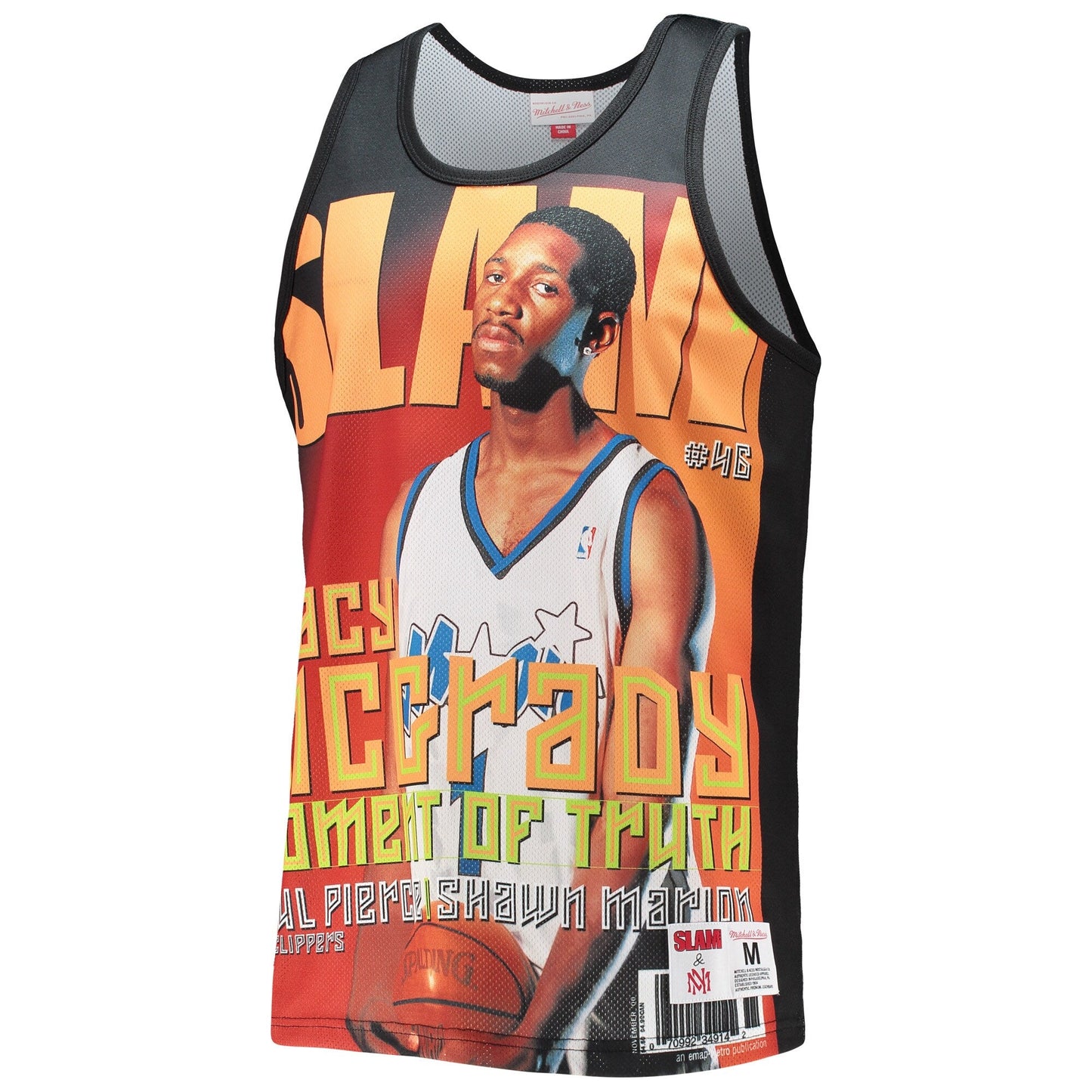 Men's Mitchell & Ness Slam Sublimated Tank Magic Tracy Mcgrady
