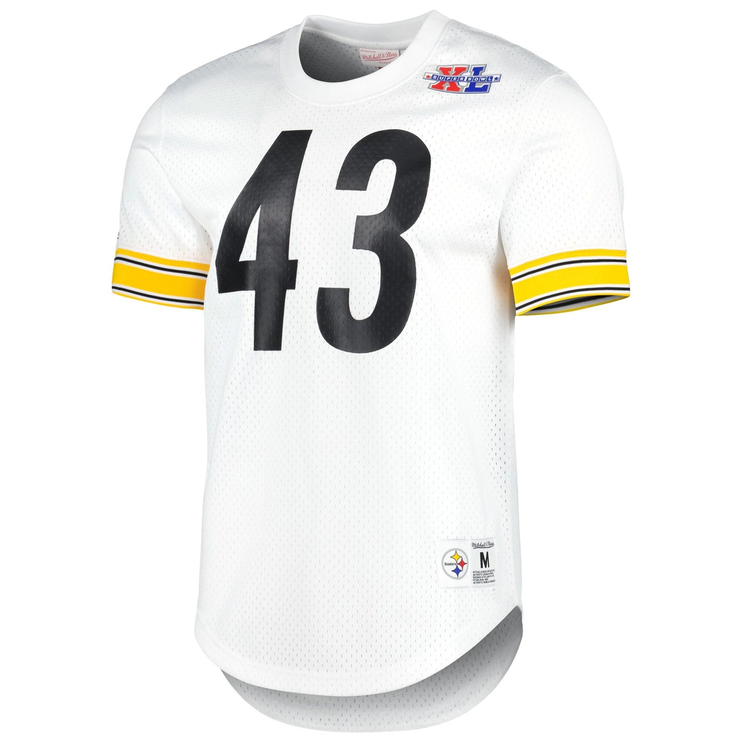 Men's Mitchell & Ness NFL N&N Mesh Crewneck Steelers 2005 Troy Polamalu