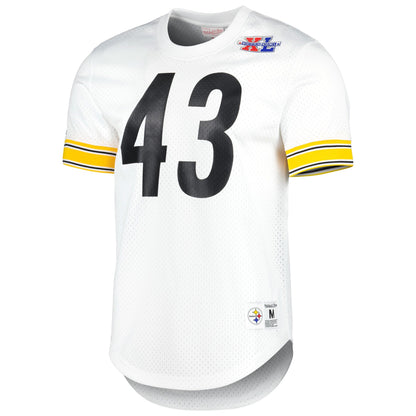 Mitchell & Ness Men's NFL N&N Mesh Crewneck Steelers 2005 Troy Polamalu Jerseys