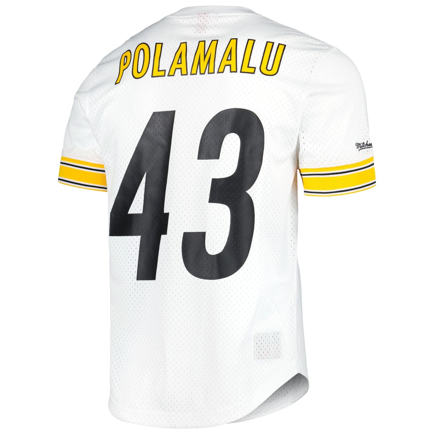 Mitchell & Ness Men's NFL N&N Mesh Crewneck Steelers 2005 Troy Polamalu Jerseys