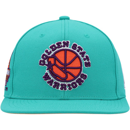 Mitchell & Ness Men's NBA Desert Green Snapback Hwc Warriors Snapback Caps