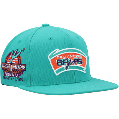 Mitchell & Ness Men's NBA San Antonio Spurs Desert Green Snapback