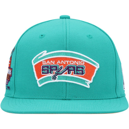 Mitchell & Ness Men's NBA San Antonio Spurs Desert Green Snapback