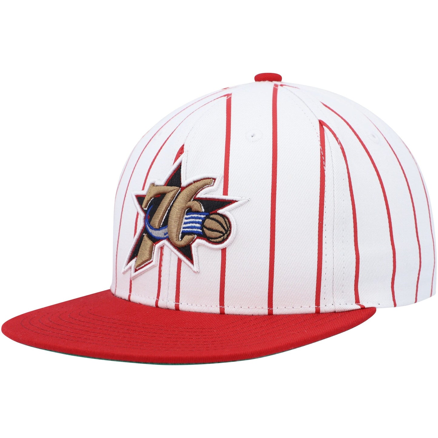 Mitchell & Ness Men's NBA Retro Pinstripe Snapback Hwc 76Ers Snapback Caps