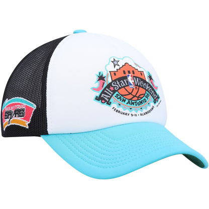 Mitchell & Ness Men's NBA Party Time Trucker Snapback Hwc Spurs Snapback Caps