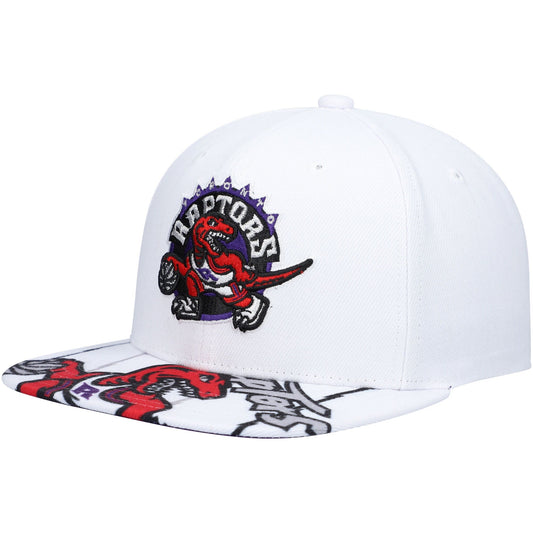 Men's Mitchell & Ness NBA Swingman Pop Snapback Hwc Raptors - White